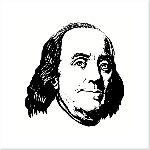 Benjamin Franklin Wall Art by PlanetJoe